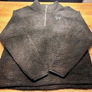 Victoria’s Secret Pink Sherpa pullover. EUC !